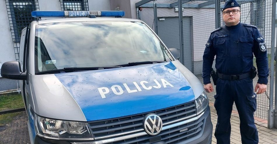 zdjęcie: Czujne oko policjanta w drodze na służbę wychwyciło poszukiwanego / fot. KPP łódzkiego wschodniego
