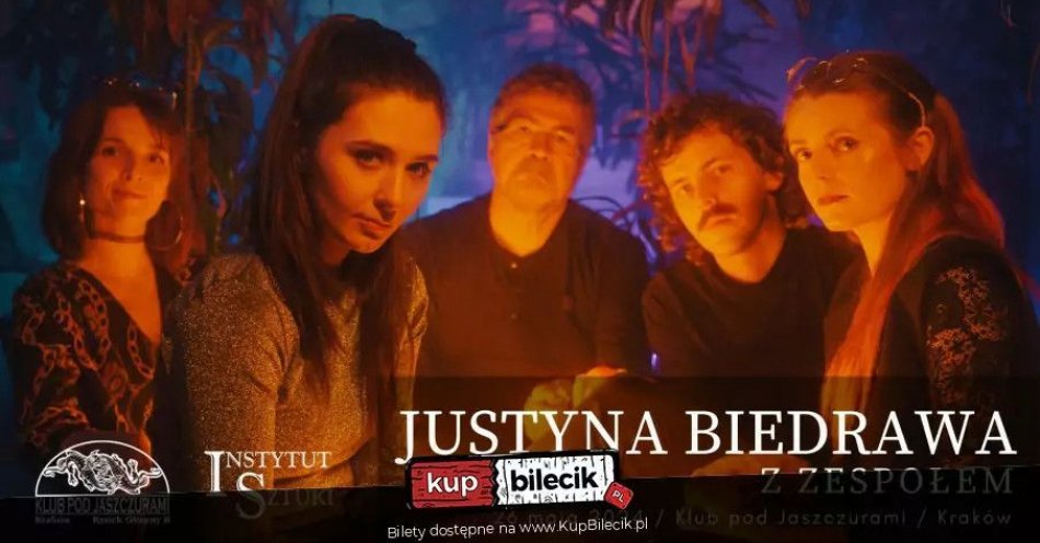 zdjęcie: Koncert Justyna Biedrawa / kupbilecik24.pl / Koncert Justyna Biedrawa
