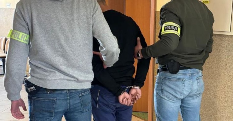 zdjęcie: Sprawca fałszywego alarmu zatrzymany w pociągu. Usłyszał dziewięć zarzutów i został aresztowany. / fot. KMP w Gdańsku