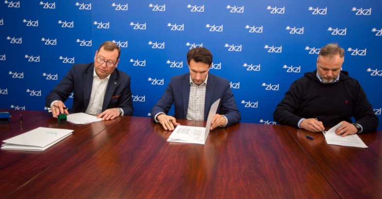 zdjęcie: ZKZL podpisał umowę na inwestycję przy ulicy Opolskiej / fot. nadesłane
