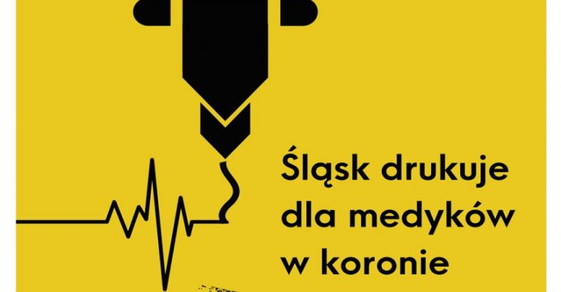 zdjęcie: Śląsk drukuje dla medyków w koronie - Katowicka dołączyła do akcji / fot. nadesłane