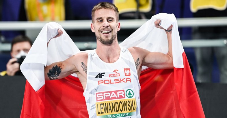 zdjęcie: Lewandowski mistrzem Europy na 1500 metrów. Haratyk ze srebrem / fot. nadesłane