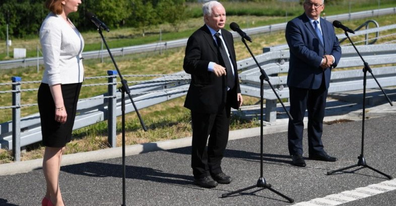 zdjęcie: Kaczyński: Ewa Leniart jest szansą dla Rzeszowa; to jedyna kandydatka PiS na prezydenta tego miasta / fot. PAP