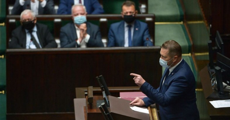 zdjęcie: Sejm odrzucił wniosek o wotum nieufności dla szefa MEiN Przemysława Czarnka / fot. PAP