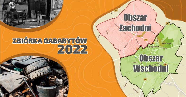 zdjęcie: Zbiórki odpadów wielkogabarytowych w 2022 r / Grafika: UM Dzierżoniów