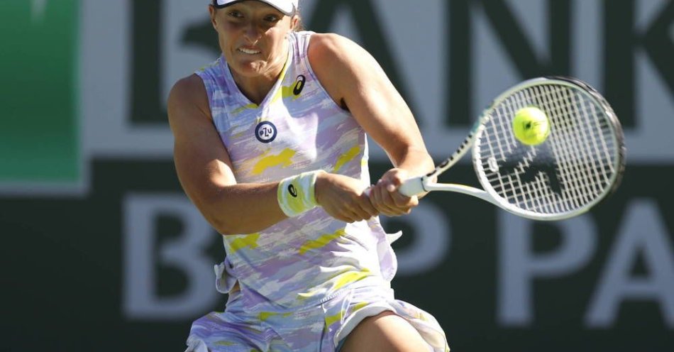 zdjęcie: Turniej WTA w Indian Wells - Świątek w ćwierćfinale / fot. PAP