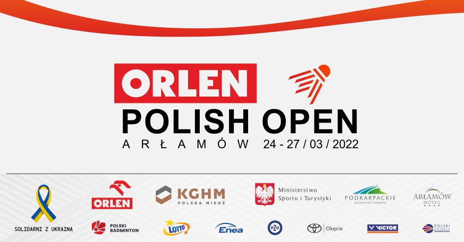 zdjęcie: ORLEN Polish Open 2022 in solidarity with Ukraine / fot. nadesłane
