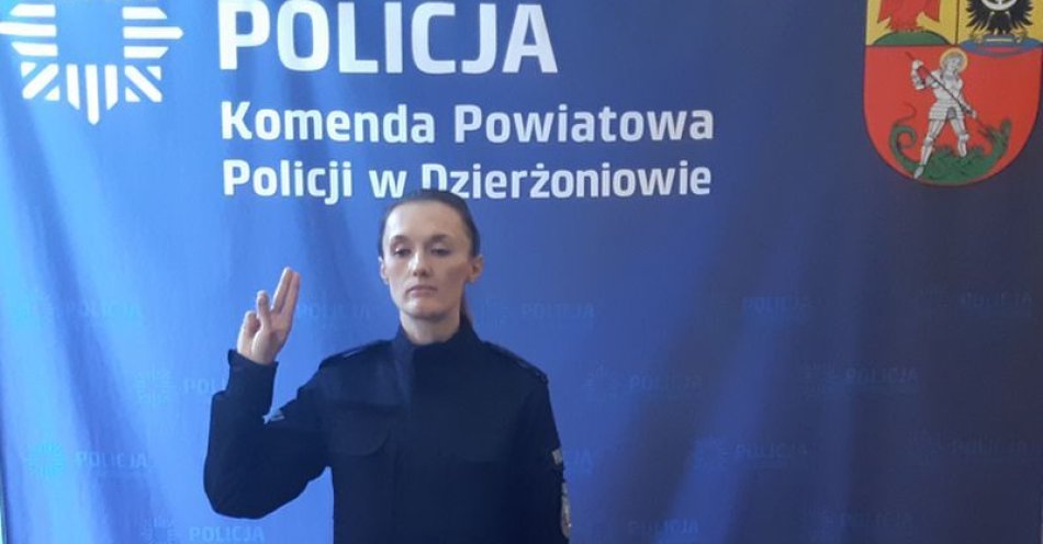 zdjęcie: Nowa policjantka wypowiedziała słowa roty / fot. KPP w Dzierżonowie