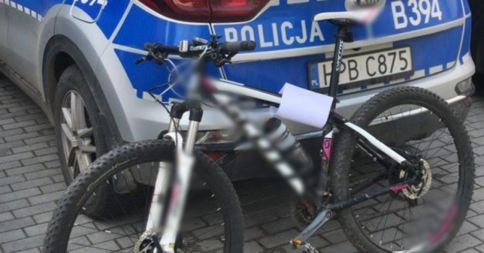 zdjęcie: Kontrola kolejnego rowerzysty, tym razem w Unisławiu Śląskim. Wynik ponad 2 promile alkoholu w organizmie / fot. KMP w Wałbrzychu