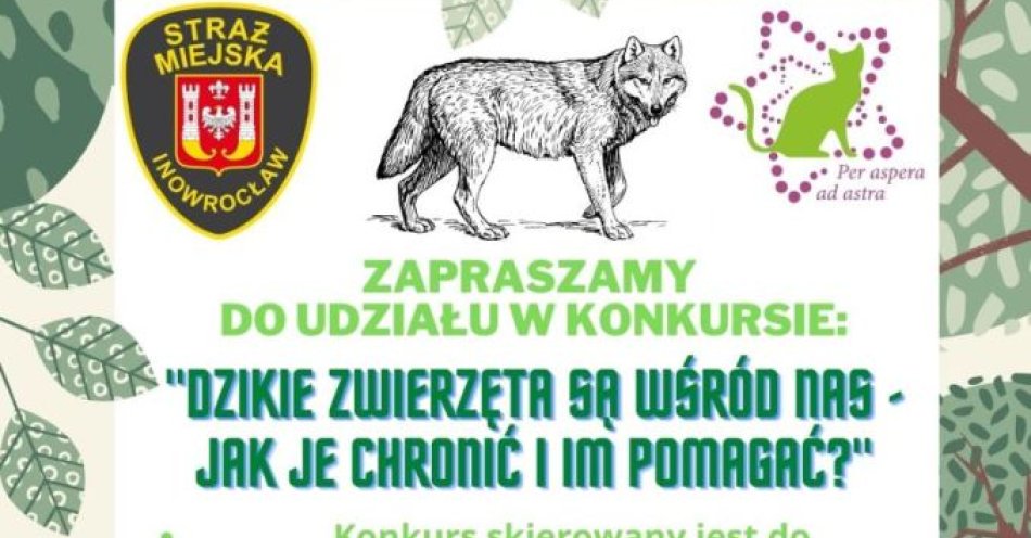 zdjęcie: Konkurs pod nazwą Dzikie zwierzęta są wśród nas – jak je chronić i im pomagać / fot. KPP Inowrocław
