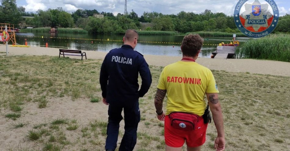 zdjęcie: Otwarcie sezonu na szczecińskich kąpieliskach pod nadzorem policyjnych wodniaków / fot. KMP w Szczecinie