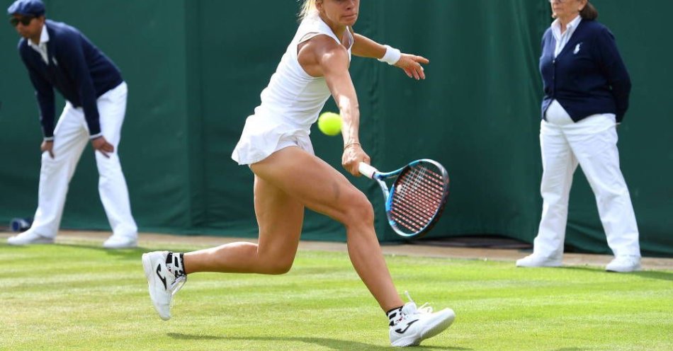 zdjęcie: Wimbledon - Magda Linette odpadła w drugiej rundzie / fot. PAP