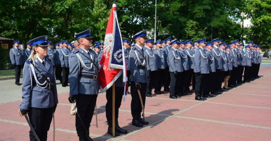 zdjęcie: Płoccy policjanci uroczyście obchodzili swoje święto / fot. KMP w Płocku