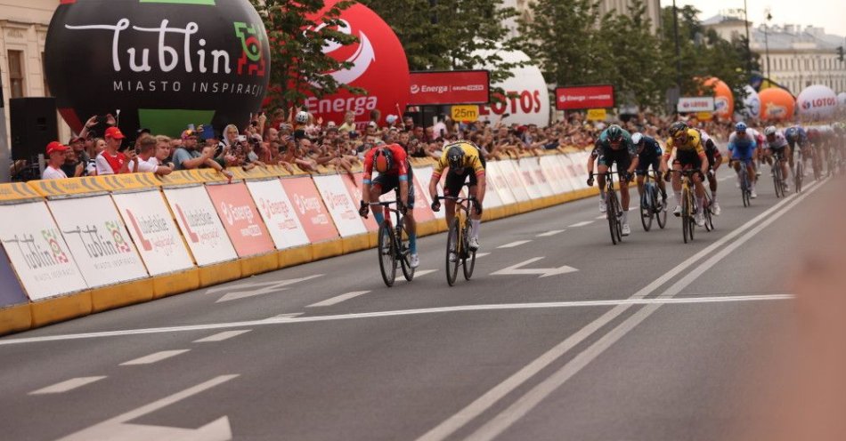 zdjęcie: Tour de Pologne - Holender Olav Kooij wygrał w Lublinie / fot. PAP