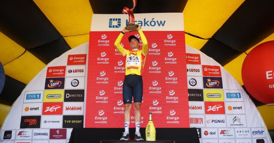 zdjęcie: Brytyjczyk Ethan Hayter zwycięzcą wyścigu kolarskiego Tour de Pologne / fot. PAP
