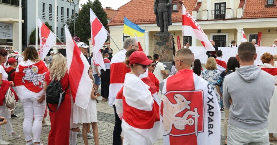 zdjęcie: Marsz solidarności z Białorusią przeszedł ulicami miasta / fot. PAP