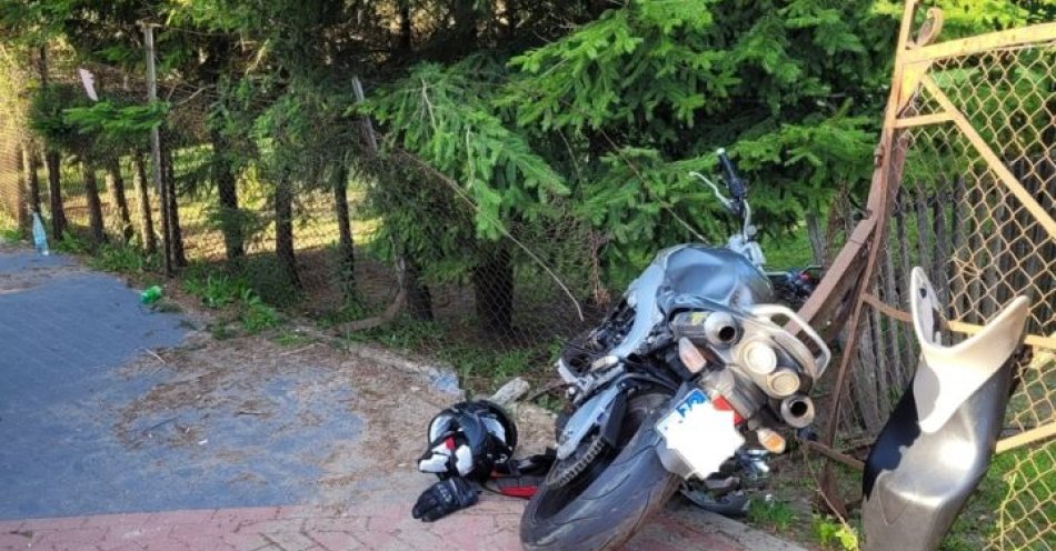 zdjęcie: Niebezpieczne zdarzenia z udziałem motocyklistów / fot. KPP w Giżycku