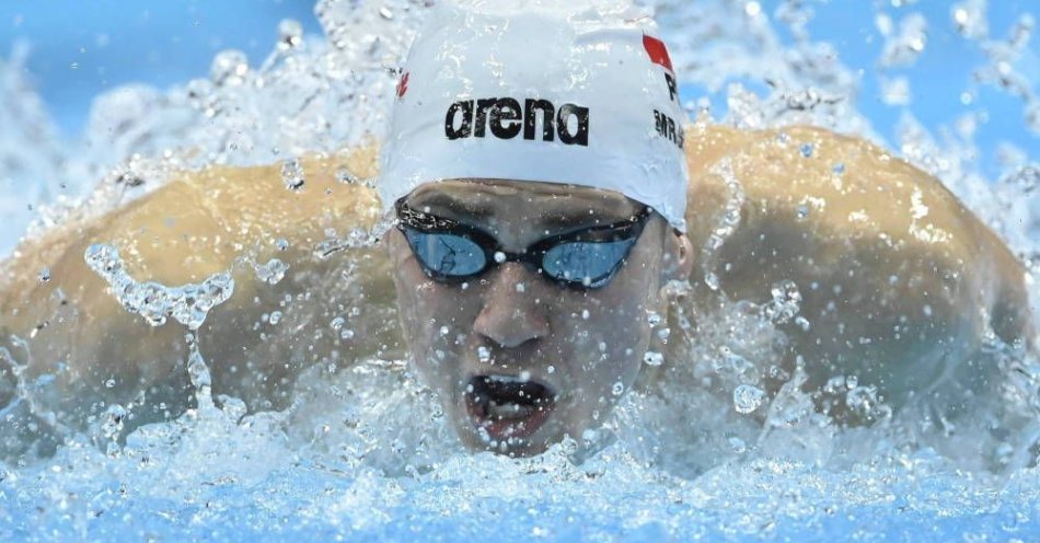 zdjęcie: ME w pływaniu - brąz Majerskiego na 100 m st. motylkowym / fot. PAP