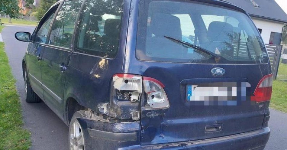 zdjęcie: Pijany kierowca uciekł z miejsca wypadku / fot. KPP w Bełchatowie