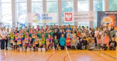 Małgorzata Glinka zachęcała do uprawiania sportu podczas Wielkiej lekcji WF z siatkówką 2022