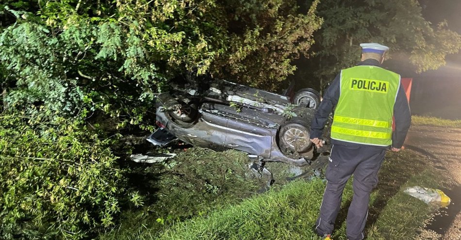 zdjęcie: Pijany kierowca sprawcą wypadku ze skutkiem śmiertelnym / fot. KPP w Nakle nad Notecią