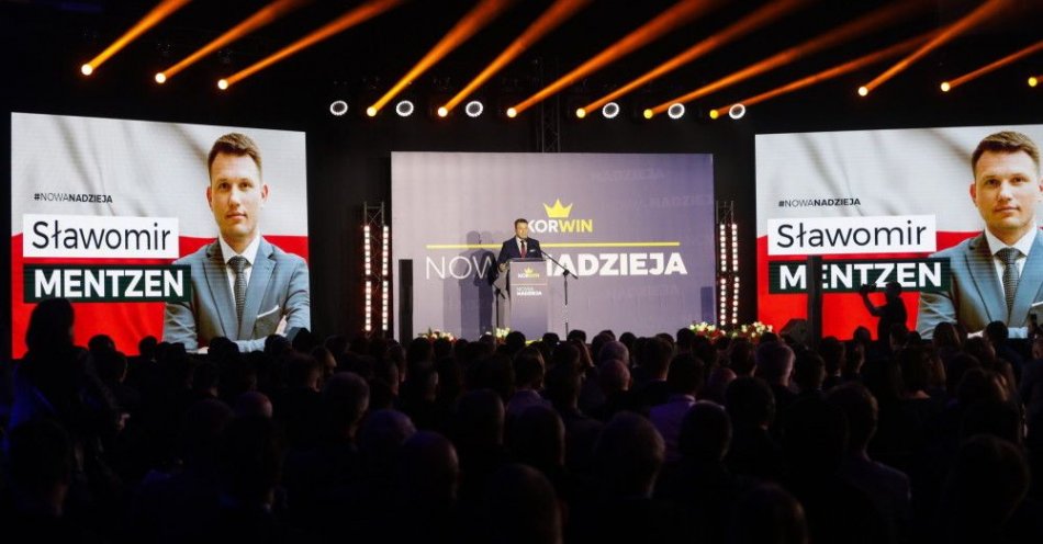 zdjęcie: S. Mentzen wybrany na nowego prezesa partii KORWiN, zastąpił J. Korwin-Mikke / fot. PAP