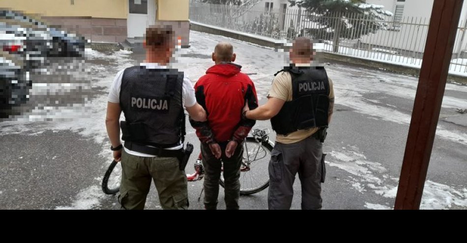zdjęcie: Policjanci zatrzymali złodzieja rowerów / fot. KPP w Chojnicach