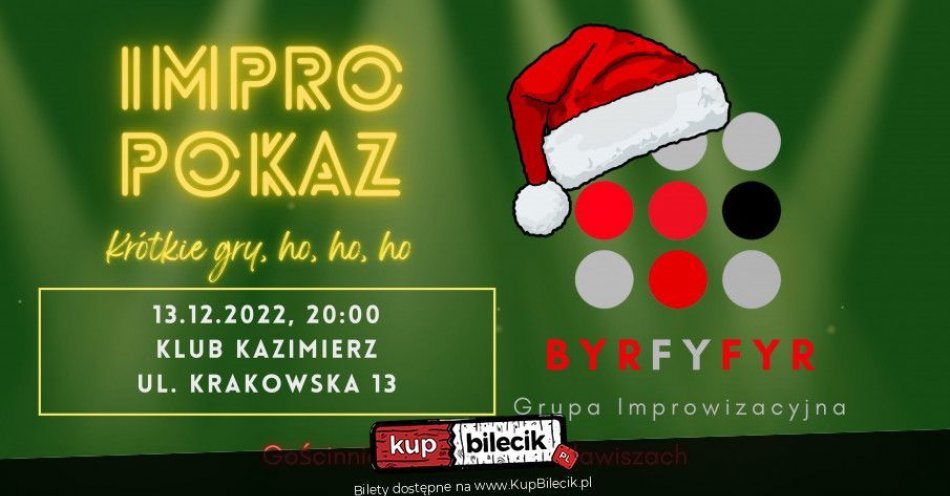 zdjęcie: Byrfyfyr: Impro Pokaz / kupbilecik24.pl / Byrfyfyr: Impro Pokaz