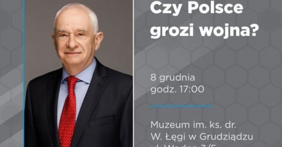 zdjęcie: Janusz Zemke z wizytą w Grudziądzu / fot. UM Grudziądz