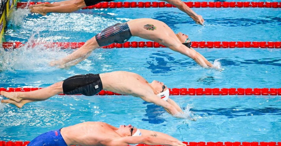 zdjęcie: MŚ w pływaniu - Stokowski w finale na 100 m st. grzbietowym / fot. PAP