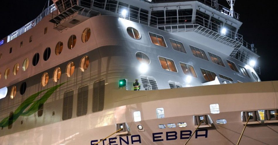 zdjęcie: Nowy prom Stena Ebba wypłynął z Gdyni do Karlskrony / fot. PAP