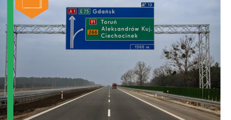 zdjęcie: Ponownie ogłosiliśmy przetarg na dokumentację dla poszerzenia A1 Toruń - Włocławek / fot. nadesłane