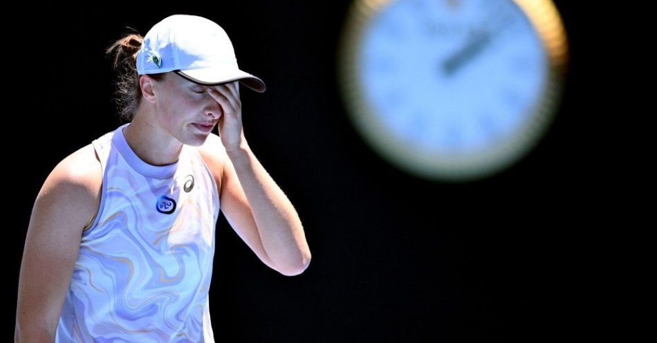 zdjęcie: Australian Open - Iga Świątek odpadła w 1/8 finału / fot. PAP