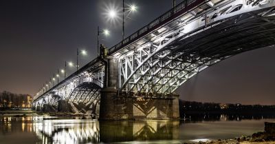 Most Pomorski świeci pełnym blaskiem