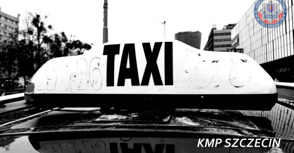 zdjęcie: Kierował taxi pod wpływem narkotyków – nieodpowiedzialną jazdę przerwali szczecińscy mundurowi / fot. KMP w Szczecinie