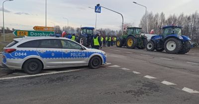 Zakończył się protest rolników na DK-12