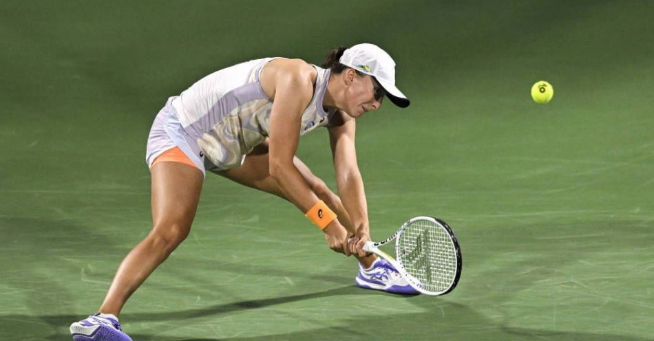 zdjęcie: Turniej WTA w Dubaju - Świątek przegrała z Krejcikovą w finale / fot. PAP