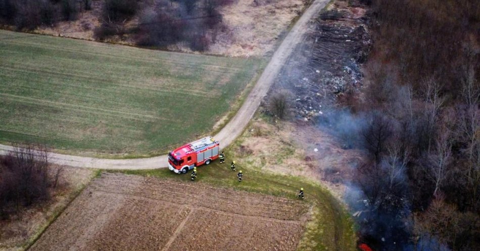 zdjęcie: Pożary w Radłowie… / fot. KMP w Tarnowie