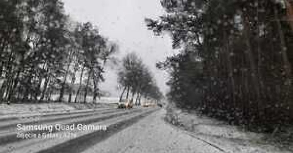 zdjęcie: Zimowy poranek- uważajcie na drodze / fot. KPP w Ostrowi Mazowieckiej