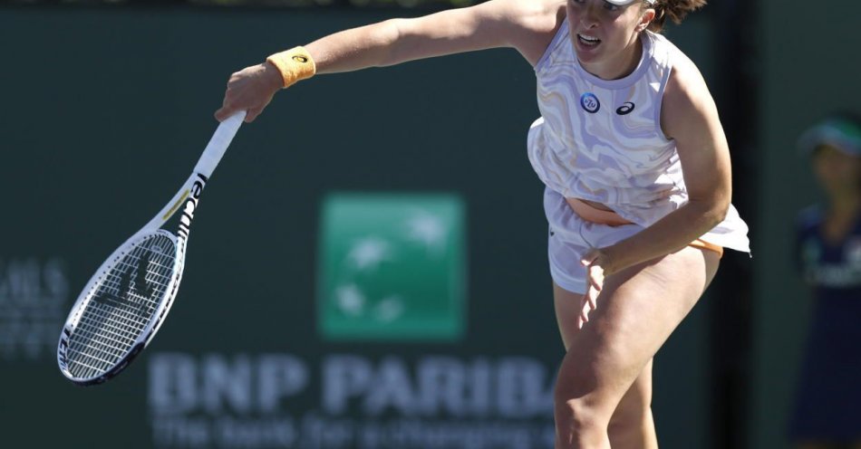 zdjęcie: Turniej WTA w Indian Wells - Świątek w półfinale / fot. PAP