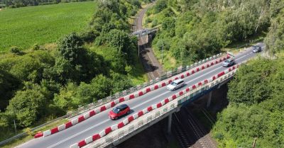 Nowy wiadukt nad kolejową magistralą w Terespolu Pomorskim