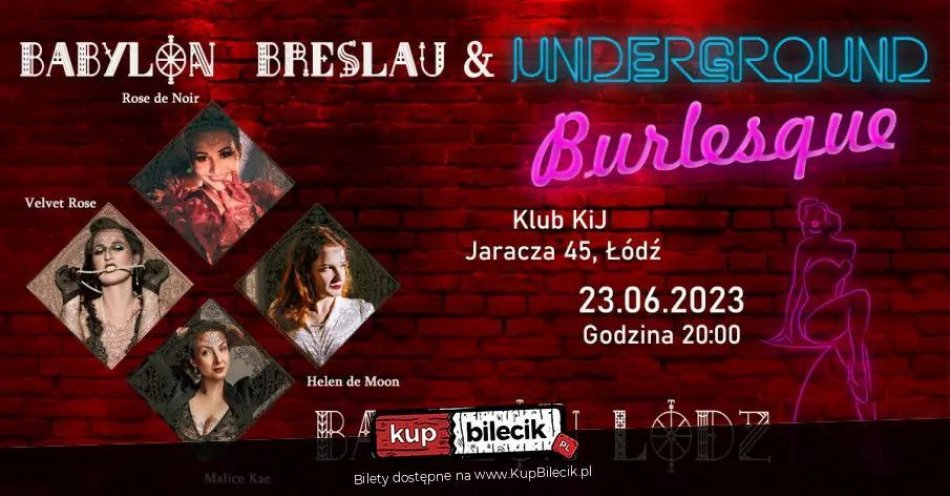 zdjęcie: Burleska i historia w klubie KiJ / kupbilecik24.pl / Burleska i historia w klubie KiJ