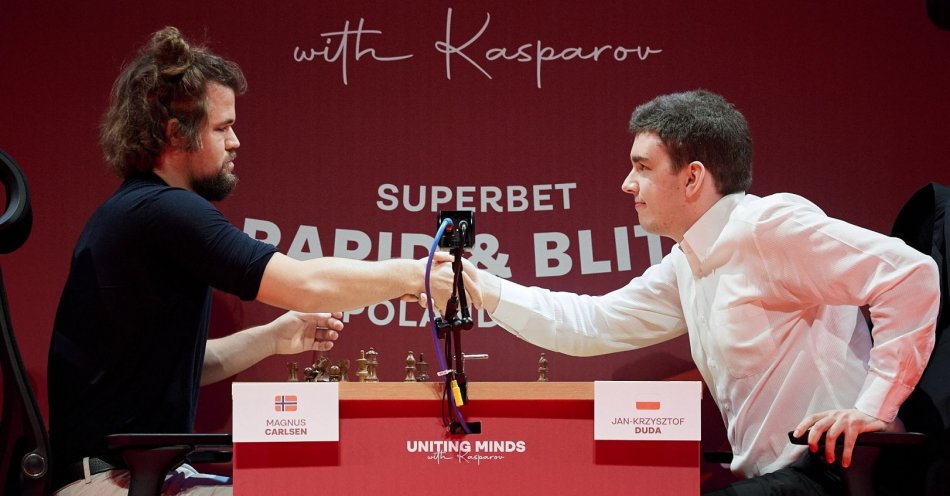 zdjęcie: Jan-Krzysztof Duda drugi w Superbet Rapid & Blitz Poland 2023, w Warszawie triumfował Magnus Carlsen / fot. Rafał Oleksiewicz