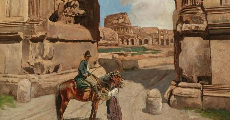zdjęcie: Malarz życia starożytnego Rzymu, Grecji i Egiptu / fot. Łuk Tytusa w Rzymie/Wikimedia Commons ( Stefan Bakałowicz - http://artyzm.com/e_obraz.php?id=5629)