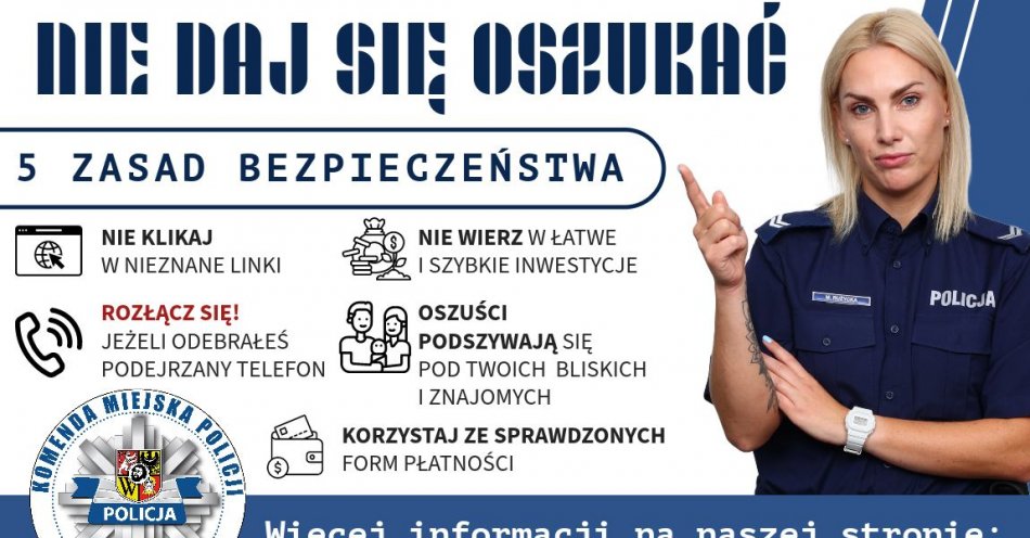 zdjęcie: Metoda oszustwa na wnuczka niestety nadal skuteczna / fot. KMP w Wrocławiu