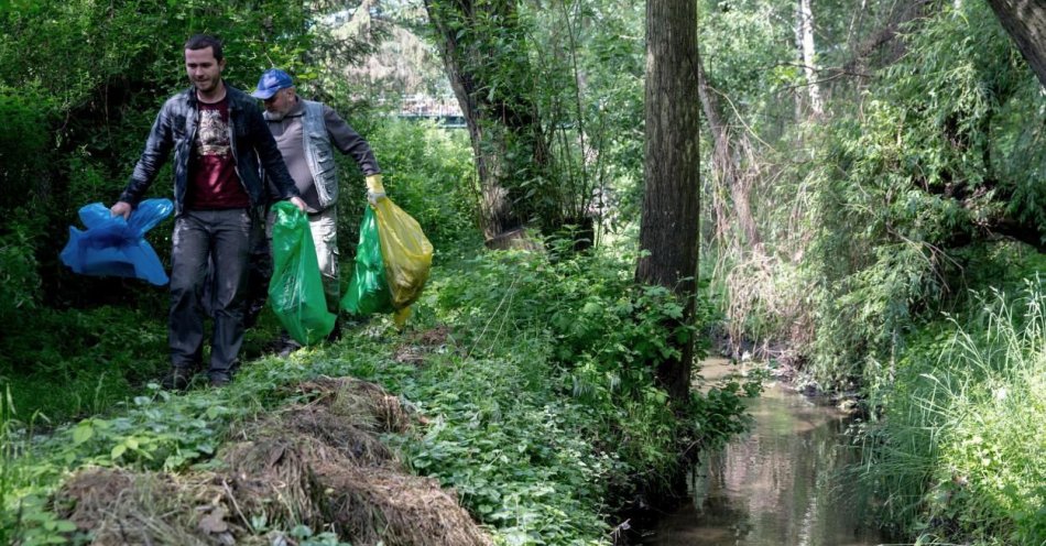 zdjęcie: Miasto kontynuuje akcję sprzątania Katowic przez mieszkańców / fot. PAP