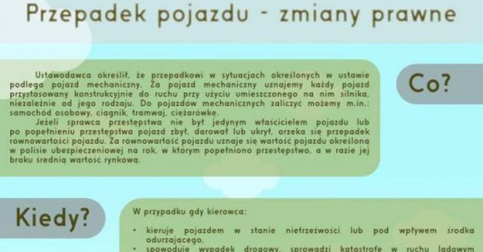 zdjęcie: Przepadek pojazdu - zmiany prawne / fot. KPP w Mrągowie