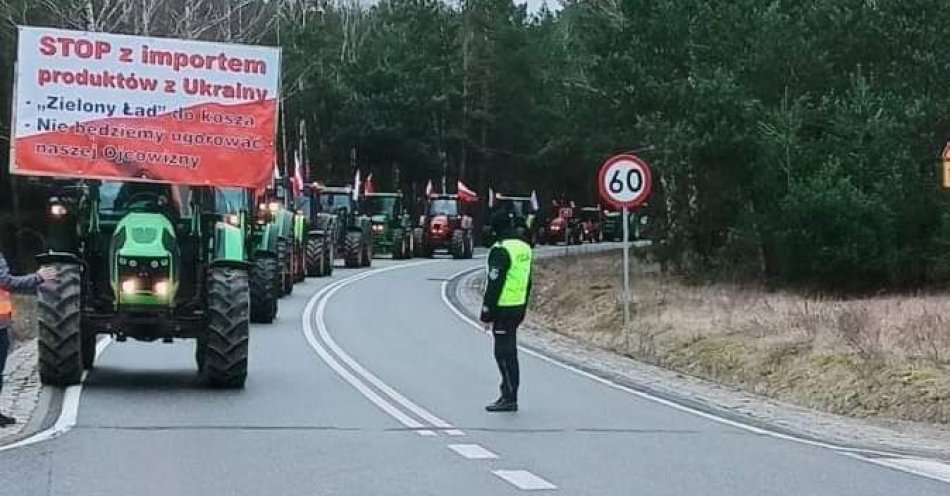 zdjęcie: UWAGA! Od środy 20 marca br. kolejny protest rolników! Należy spodziewać się utrudnień w ruchu / fot. KPP w Łosicach