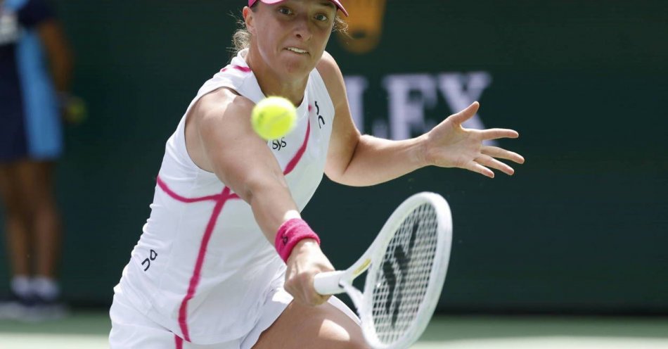 zdjęcie: Turniej WTA w Indian Wells - triumf Igi Świątek / fot. PAP