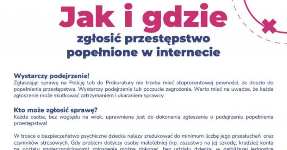 zdjęcie: Jak i gdzie zgłosić przestępstwo popełnione w internecie? / fot. KPP w Braniewie